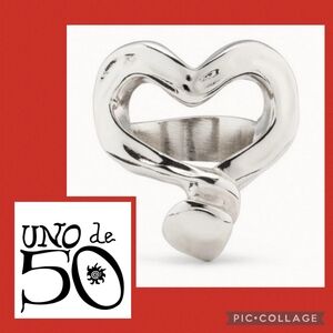 Uno De 50 Ring • Nailed Heart • Silver • Various Sizes
